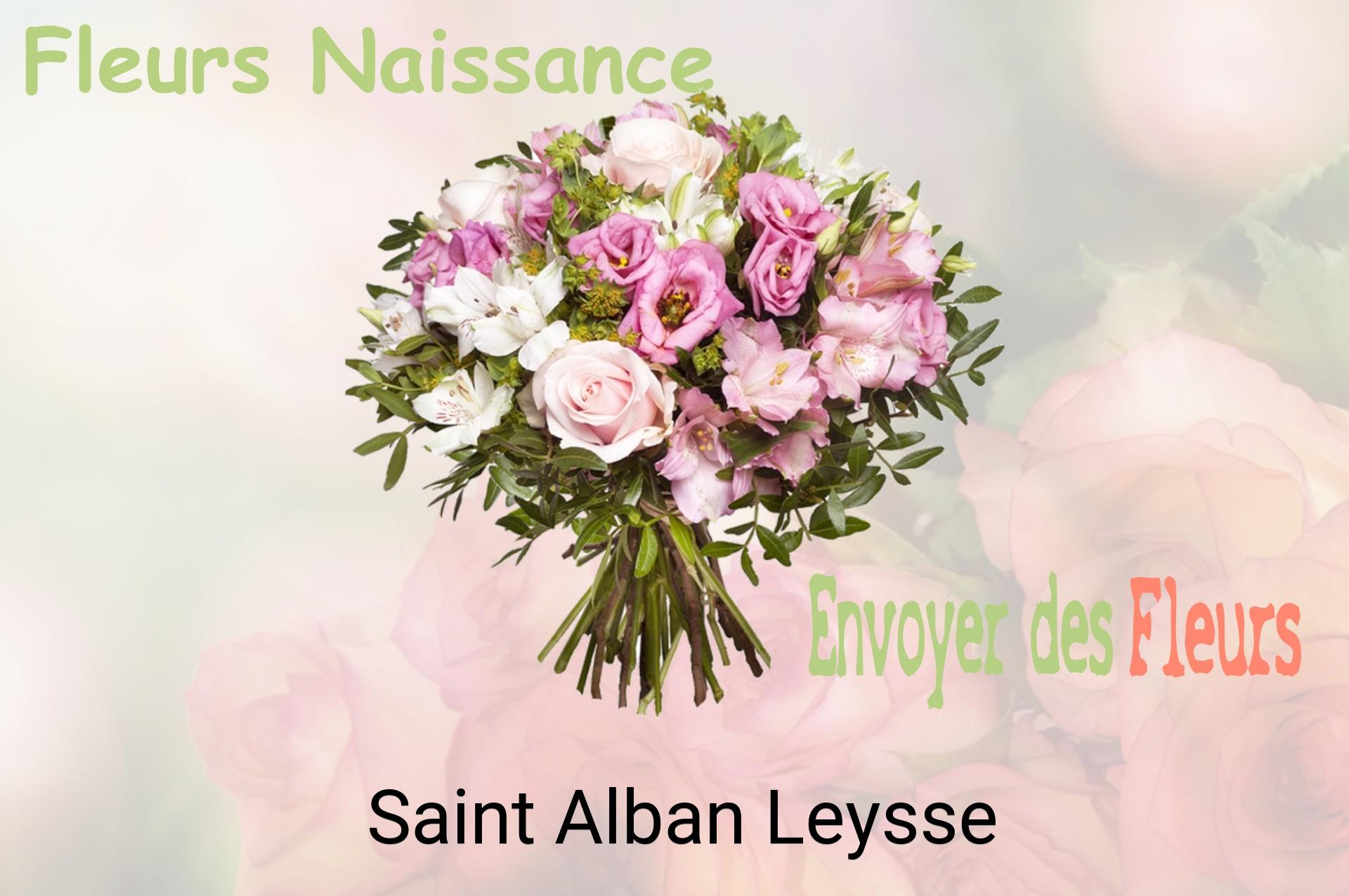 Bouquet de fleurs de naissance livré à Saint-Alban-Leysse
